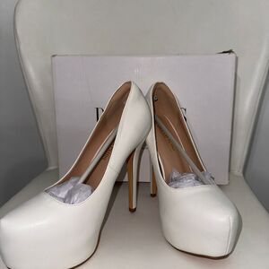 DREAM PAIRS Women's Swan-30 High Heel Platform Dress Pump Shoes